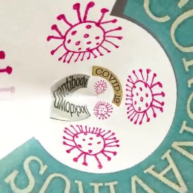Coronavirus covid 19 manşetleri İngiltere, medya kolajı - stok video görüntüleri