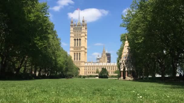Parlamento Londres Reino Unido 2020 Big Ben Casas Parlamento Westminster — Vídeo de Stock