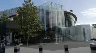 Londra, İngiltere - 1 / 9 / 2020: Tottenham hotspur stadyum Spurs (hotspur) futbol takımı Tottenham anayolunda, stadyum 2018 yılında tamamlandı