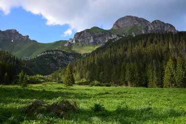 Slovakya'da Belianske Tatry bir manzara.