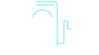 Elektrikli şarj istasyonunun çizgisel mavi simgesi. Çizgi sembolü çizildi. Yeşil enerji kavramı, sürdürülebilirlik, yenilenebilir enerji, yeşil teknoloji. Resimler beyaz arkaplanda izole edildi. Döngülü video.