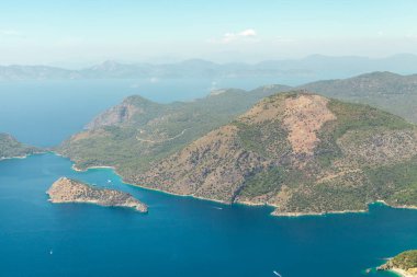 Ölüdeniz, Türkiye kıyılarında görünümünü
