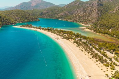 Belcekiz Beach Ölüdeniz resort, Türkiye, Akdeniz kıyılarında muhteşem manzarası