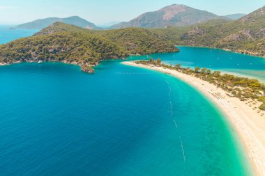 Belcekiz Beach Ölüdeniz resort, Türkiye, Akdeniz kıyılarında muhteşem manzarası