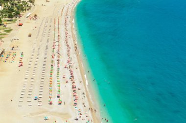 Belcekiz Beach Ölüdeniz resort, Türkiye, Akdeniz kıyılarında muhteşem manzarası
