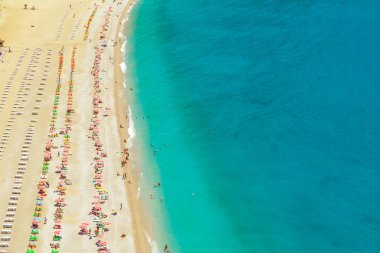 Belcekiz Beach Ölüdeniz resort, Türkiye, Akdeniz kıyılarında muhteşem manzarası