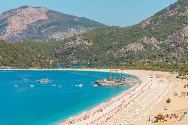Panoramik Belcekiz Beach. Ölüdeniz, Blue Lagoon