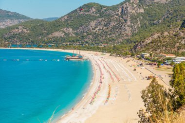 Panoramik Belcekiz Beach. Ölüdeniz, Blue Lagoon