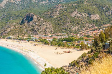 Panoramik Belcekiz Beach. Ölüdeniz, Blue Lagoon