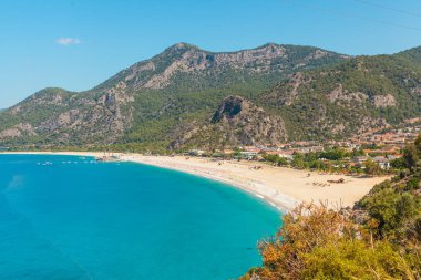 Panoramik Belcekiz Beach. Ölüdeniz, Blue Lagoon