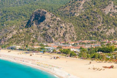 Panoramik Belcekiz Beach. Ölüdeniz, Blue Lagoon