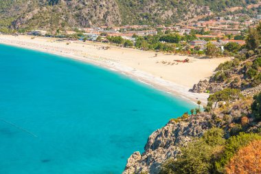 Panoramik Belcekiz Beach. Ölüdeniz, Blue Lagoon