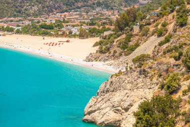 Panoramik Belcekiz Beach. Ölüdeniz, Blue Lagoon