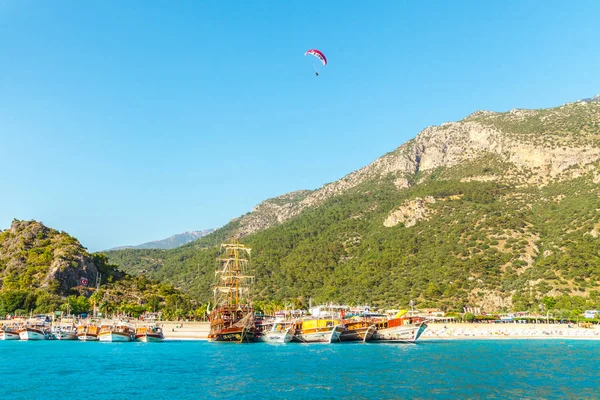 Panoramik Belcekiz Beach. Ölüdeniz, Blue Lagoon