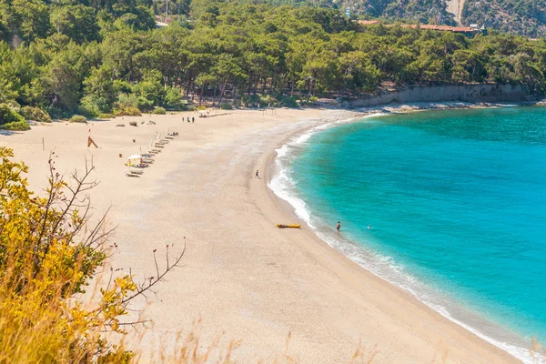 Бирюзовый Пляж Кидрак Олуденизе Фетхие Турции — стоковое фото