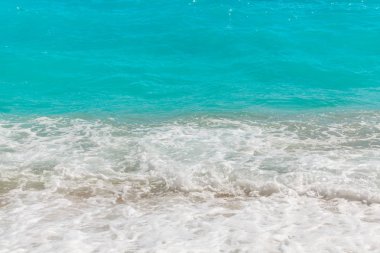 Alanya, Türkiye'de deniz plaj. Güzel yaz. Türkiye'nin Akdeniz'de