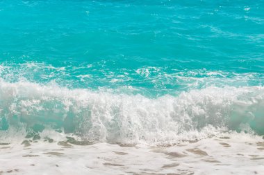 Alanya, Türkiye'de deniz plaj. Güzel yaz. Türkiye'nin Akdeniz'de