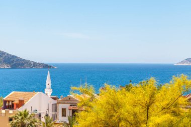 Güzel yaz sokaklarında Kalkan, Antalya, Türkiye