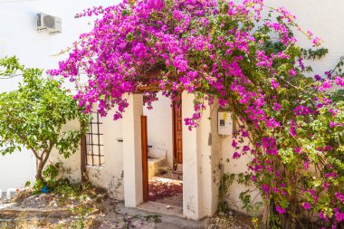 Güzel yaz sokaklarında Kalkan, Antalya, Türkiye