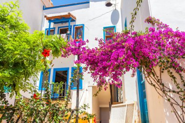 Güzel yaz sokaklarında Kalkan, Antalya, Türkiye