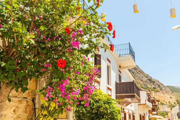 Güzel yaz sokaklarında Kalkan, Antalya, Türkiye