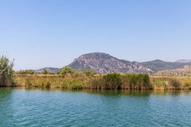 Dalyan nehir, Türkiye'nin kıyı. Dalyan resort