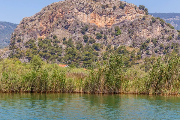 Dalyan nehir, Türkiye'nin kıyı. Dalyan resort