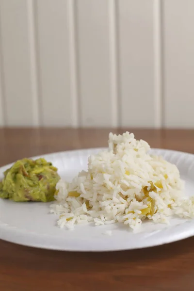 Spicy Rice and Guacamole