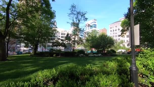 New York'taki Union Square Park 2 — Stok video