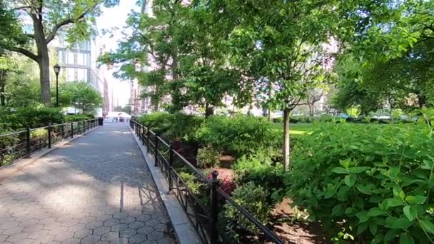 Юніон-сквер-парк в Нью-Йорку 3 — стокове відео