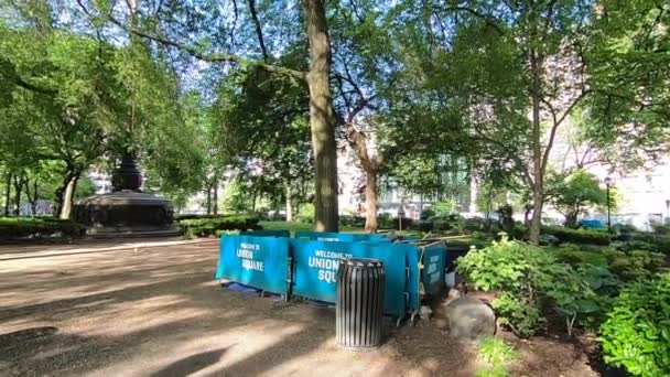 Union Square Park en Nueva York 7 — Vídeo de stock