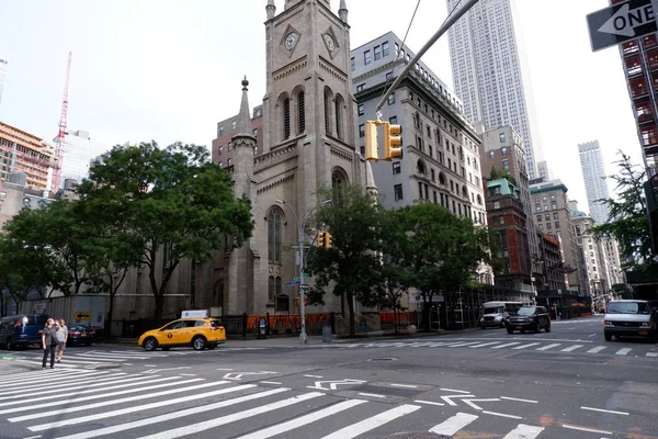 Marble Collegiate Church Werd Opgericht 1628 Gelegen New York City — Stockfoto