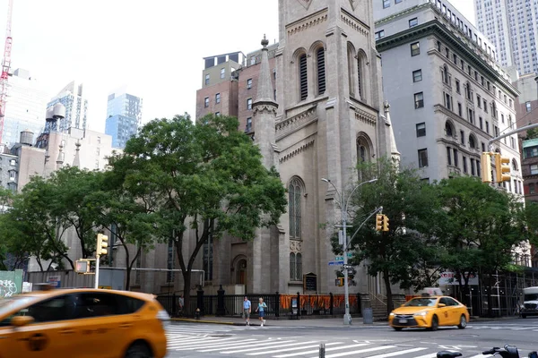 Marble Collegiate Church Werd Opgericht 1628 Gelegen New York City — Stockfoto