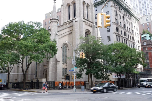 Marble Collegiate Church Werd Opgericht 1628 Gelegen New York City — Stockfoto