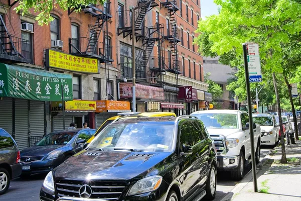 Longo Allen Street New York Citys Lado Leste Inferior São — Fotografia de Stock