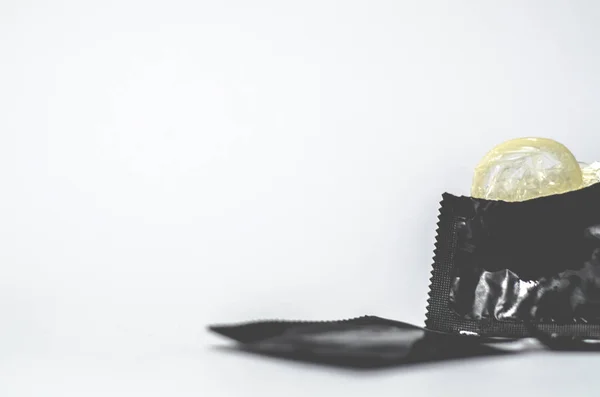 Condoms Placed Floor — Stock Photo, Image