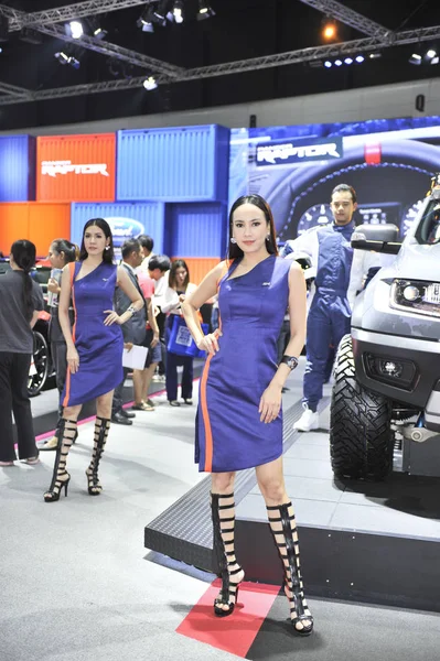 Bangkok April Pretty The40Th Bangkok International Motor Show 2019 April — Stock Photo, Image