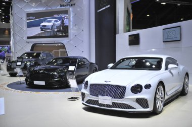 Bangkok-Nisan 5 Aston Martin araba at The40th Bangkok International Motor Show 2019 üzerinde Nisan 5, 2019 içinde Bangkok, Tayland