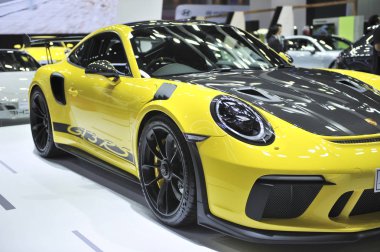 Bangkok-Nisan 5 Porsche Car at The40th Bangkok International Motor Show 2019 üzerinde Nisan 5, 2019 içinde Bangkok, Tayland