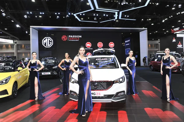 Bangkok April Pretty The40Th Bangkok International Motor Show 2019 April — Stock Photo, Image