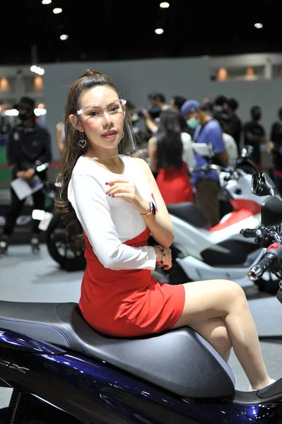 Bangkok Červenec Pěkný Mezinárodním Autosalonu Bangkok 2020 Července 2020 Bangkoku — Stock fotografie