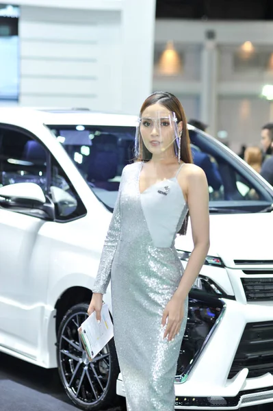 Bangkok July Όμορφη Στο 41Th Bangkok International Motor Show 2020 — Φωτογραφία Αρχείου