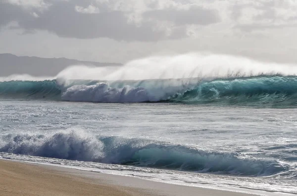 Giant Wave Banzai Pipeline Oahu Hawaii — Stock Photo, Image