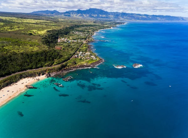 Θέα Στον Κόλπο Waimea Oahu Χαβάη — Φωτογραφία Αρχείου