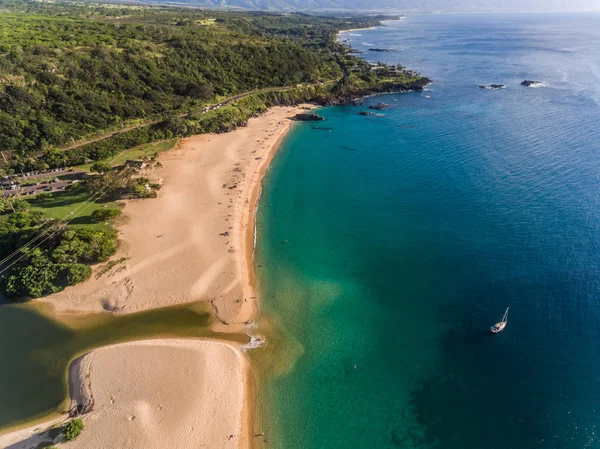 Θέα Στον Κόλπο Waimea Oahu Χαβάη — Φωτογραφία Αρχείου