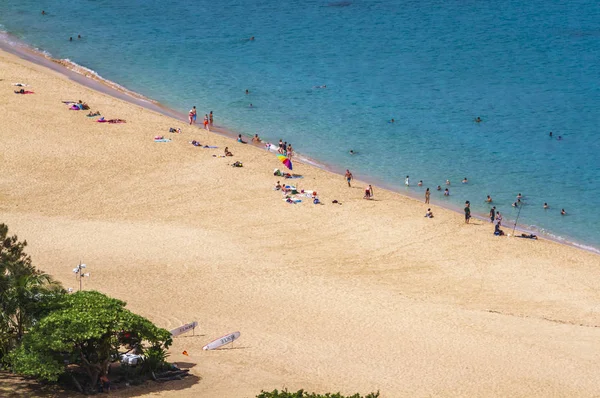 Vista Para Baía Waimea Oahu Hawaii — Fotografia de Stock