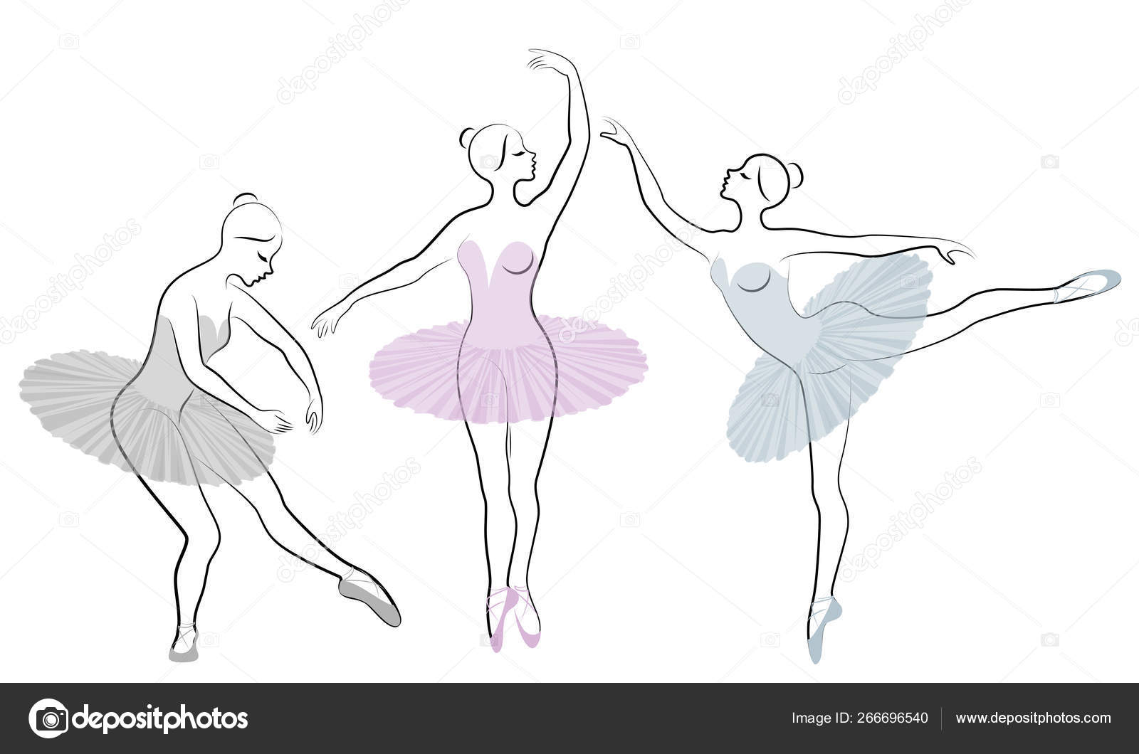 Femme Silhouette de fille ballet ballerine je ne peux pas avoir la Manche Raglan