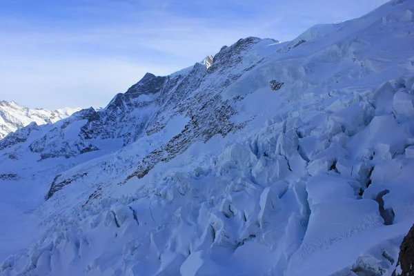 Oberland Berneński zimą — Zdjęcie stockowe