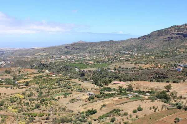 Schöne Aussicht über ein Tal in Spanien — Stockfoto