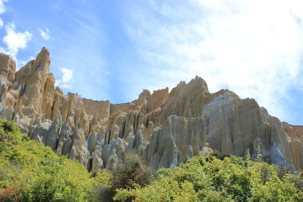 Panorama de los acantilados de arcilla — Foto de Stock